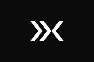 dx-Monogramm-Logo-Designvektor vektor