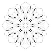 süße Mandalas. dekorative runde Doodle-Blume isoliert auf weißem Hintergrund. geometrische dekorative Ornamente im ethnisch-orientalischen Stil. vektor