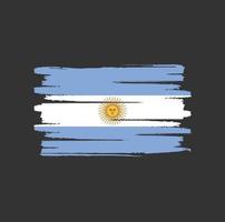 argentina flagga penseldrag vektor