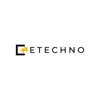 tech logo e abstrakt flach modern vektor