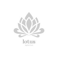 Wellness-Luxus-Lotus-Logo vektor