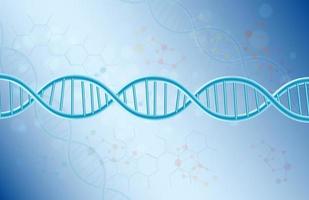 Konzept-DNA auf blauem background.vector