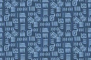 tyg med afrikanskt vaxtryck, etnisk handgjord prydnad för din design, stammönstermotiv geometriska element. vektor textur, afro textil ankara mode stil. pareo omlottklänning, matta batik