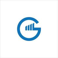 g Logo-Grafikdesign für Finanz- und Unternehmensberatung. vektor