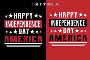 4 juli USA flagga t-shirt design. American independent citat t-shirt design. USA flagga t-shirt design vektor