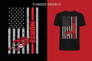 4. Juli USA-Flaggen-T-Shirt-Design. T-Shirt-Design mit amerikanischen unabhängigen Zitaten. T-Shirt-Design mit US-Flagge vektor