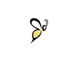 Bienenlogo und Symbol-Vektor-Vorlagen vektor