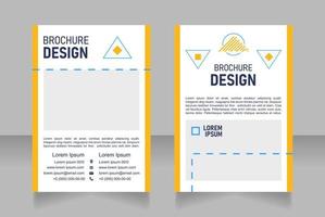 natürlich leeres broschürendesign. vorlagensatz mit kopierraum für text. Sammlung vorgefertigter Unternehmensberichte. editierbare 2 Papierseiten. bahnschrift semilight, bold semicondensed, arial regular fonts verwendet vektor