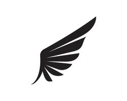 Wing Logo und Symbol Geschäftsvorlage vektor