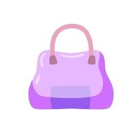 kvinnor väska. platt handväska. snygg handväska. personligt tillbehör. vektor