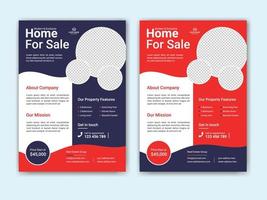 Business-Home-Verkauf-Flyer-Design-Vorlage vektor