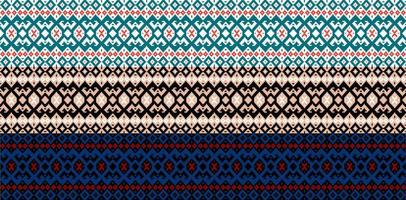 Textur tribal ethnische Muster Vektor-Design-Inspiration vektor