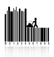 Barcode-Ideenkonzept vektor