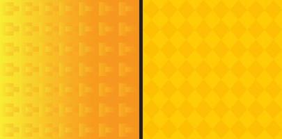 orangefarbenes polygonales Muster Hintergrunddesign. moderne nahtlose polygonale Mustervektorillustration. vektor