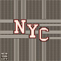 New York vintageaffisch vektor