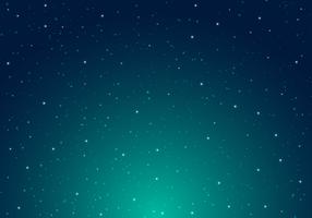 Nachtglänzender sternenklarer nächtlicher Himmel mit Sternuniversumraumunendlichkeit und Sternenlicht auf Hintergrund des blauen Himmels. Galaxie und Planeten im Kosmosmuster. vektor