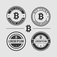 Bit Coin Logo Design vektor