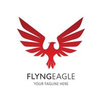 fliegendes Adler-Logo vektor