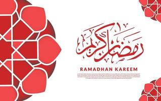 ramadan kareem bakgrund islamisk med mandala och prydnad. vektor illustration