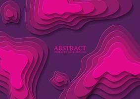 abstrakter Papierschnitt-Designhintergrund mit Überlappungsschicht vektor