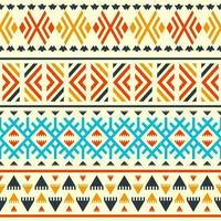 ethnisches nahtloses Muster im einheimischen Stil vektor