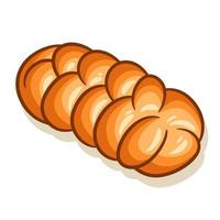 hand gezeichnete brot- und bäckereivektorillustration vektor