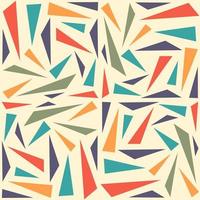 abstrakt geometriska sömlösa mönster med triangel vektor