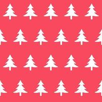 Winter Musterdesign mit Weihnachtsbäumen vektor