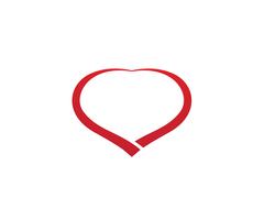 Kärlek Logo och symboler Vector Template icons app