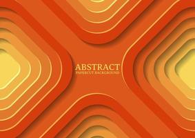 abstrakt fyrkantig papercut design bakgrund med överlappande lager vektor