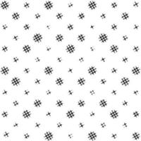 abstraktes nahtloses Muster mit schwarzen Punkten vektor
