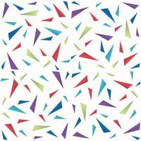 triangel sömlösa mönster bakgrund med färgglada vektor