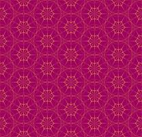 ljusa sömlösa polygonala mönster med trianglar. fuchsia färgstruktur med orange tunna linjer. vektor geometrisk illustration för bakgrund, tapeter, interiör, textil, omslagspapper print design.