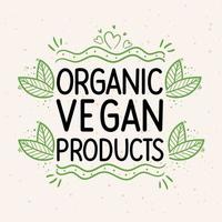 Bio vegane Produkte vektor