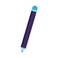 blå penna grafit vektor