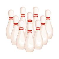 Bowling-Sport-Pins vektor