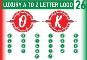 lettera till z logotyp och ikon designmall bunt vektor