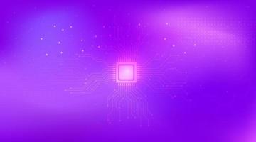 abstrakter Hintergrund der purpurroten Schaltungstechnologie. vektor