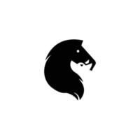 Pferd und Fuchs Logo Template Vector Illustration Design