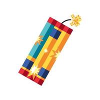 Feuerwerk flaches Symbol vektor