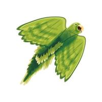 papegoja fågel akvarell vektor