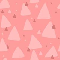 geometrisches nahtloses Muster. abstrakter Vektorhintergrund. Dreiecke Hintergrund. sanfter rosa Hintergrund. ruhig einfach vektor