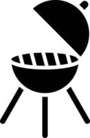 grill ikon stil vektor