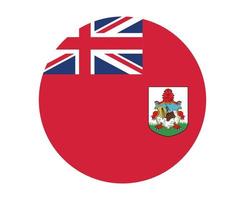 bermuda flagge national nordamerika emblem symbol vektor illustration abstraktes design element
