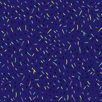 süße nahtlose Vektorstruktur aus farbigen Punkten im Memphis-Stil. vecor illustration.texture für keramikfliesen, tapeten, geschenke verpacken, textildruck, webhintergrund vektor