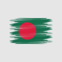 bangladesh flaggborste vektor