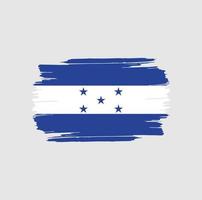 Pinselstriche der Honduras-Flagge. nationale Landesflagge vektor