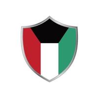 Kuwait-Flaggendesign vektor