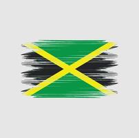 jamaica flaggborste vektor