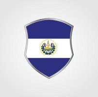 El Salvador Flaggendesign vektor